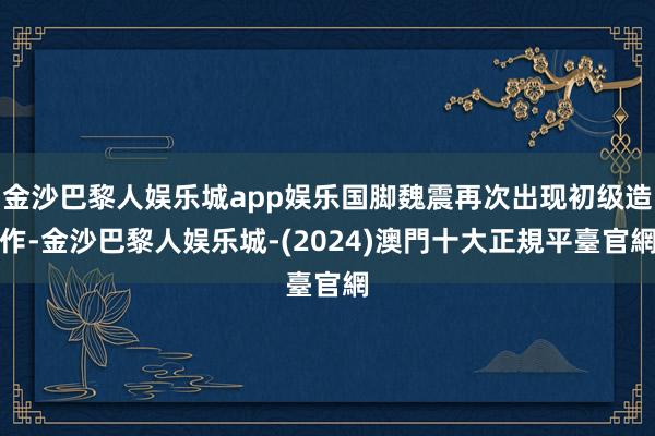 金沙巴黎人娱乐城app娱乐国脚魏震再次出现初级造作-金沙巴黎人娱乐城-(2024)澳門十大正規平臺官網